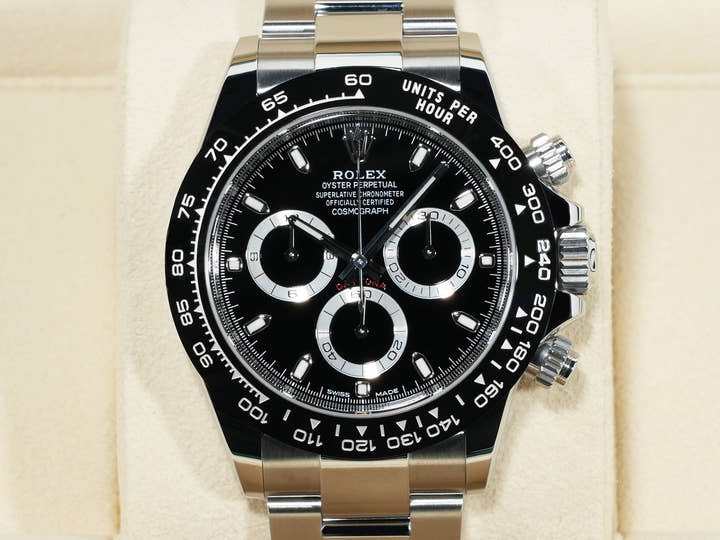 ロレックス デイトナ Ref.116500LN ステンレススチール ブラック文字盤 中古 75auwxbf