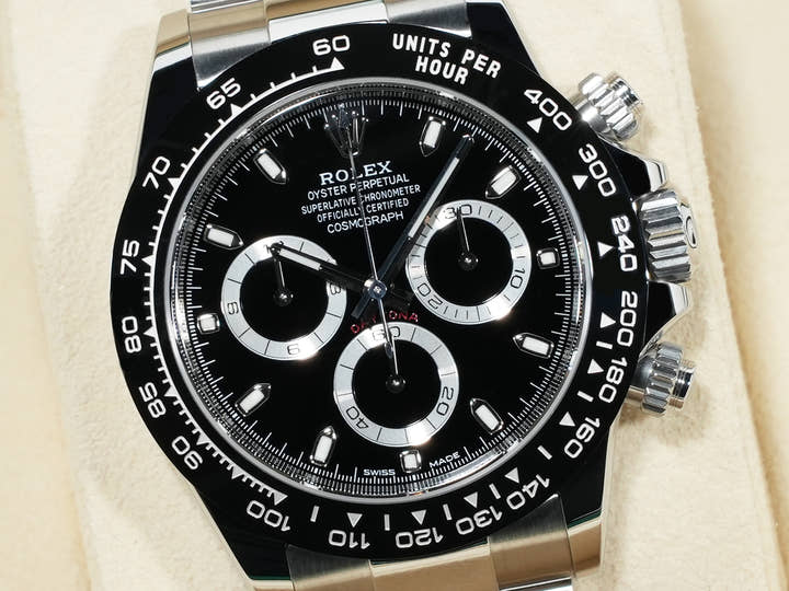 ロレックス デイトナ Ref.116500LN ステンレススチール ブラック文字盤 中古 75auwxbf