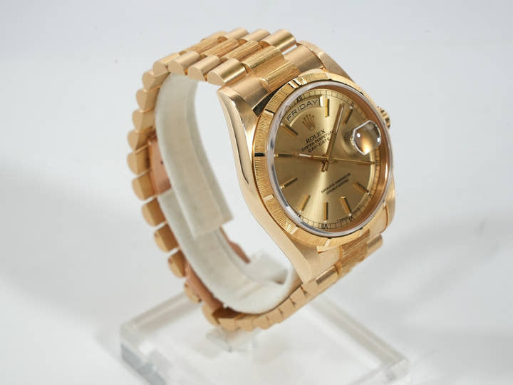 ロレックス デイデイト Ref.18248 イエローゴールド シャンパンゴールド文字盤 中古 jiy3xja4