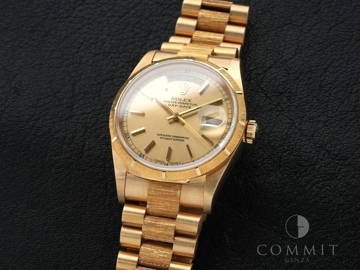 ロレックス デイデイト Ref.18248 イエローゴールド シャンパンゴールド文字盤 中古 jiy3xja4