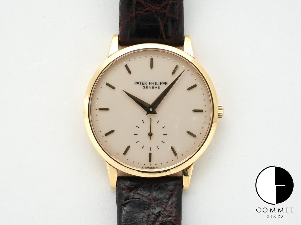 Patek Philippe Calatrava Ref. 3893J Yellow Gold Ivory Dial Pre-owned t2zhepax