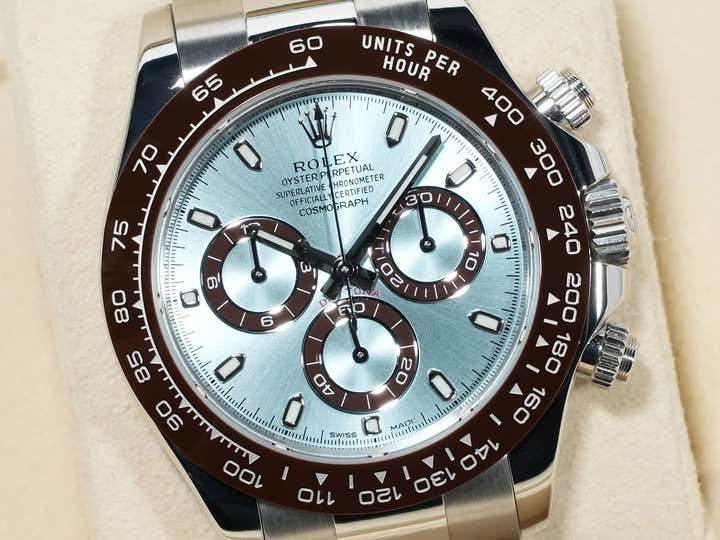 ロレックス デイトナ Ref.116506 プラチナ アイスブルー文字盤 中古 axf3cg6d
