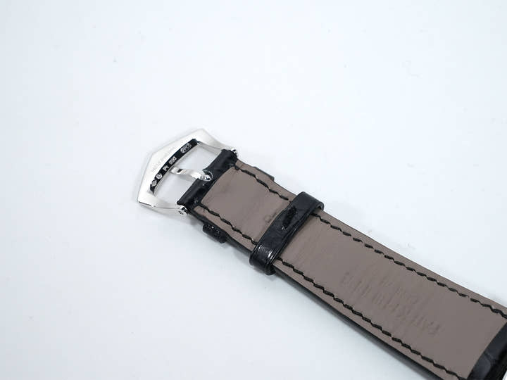 パテックフィリップ カラトラバ Ref.5088P-001 プラチナ 手彫金を施した黒七宝文字盤 美中古 q7ye4ob7