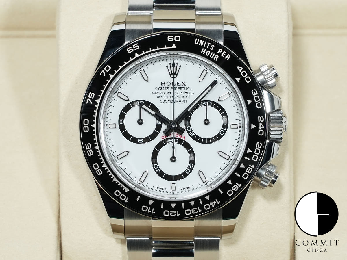 ロレックス デイトナ Ref.126500LN ステンレススチール ホワイト文字盤 未使用 7n6yz328