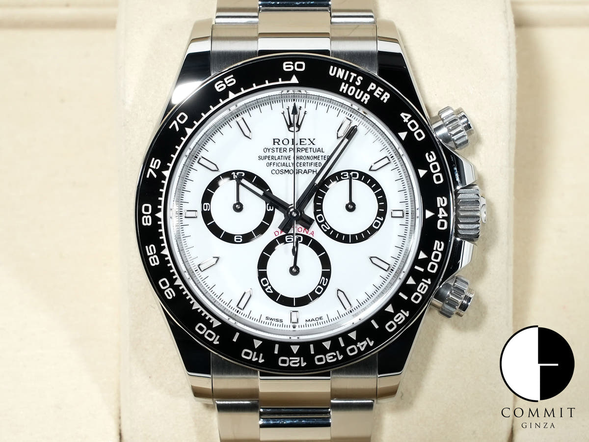 ロレックス デイトナ Ref.126500LN ステンレススチール ホワイト文字盤 美中古 2mjmaz2w