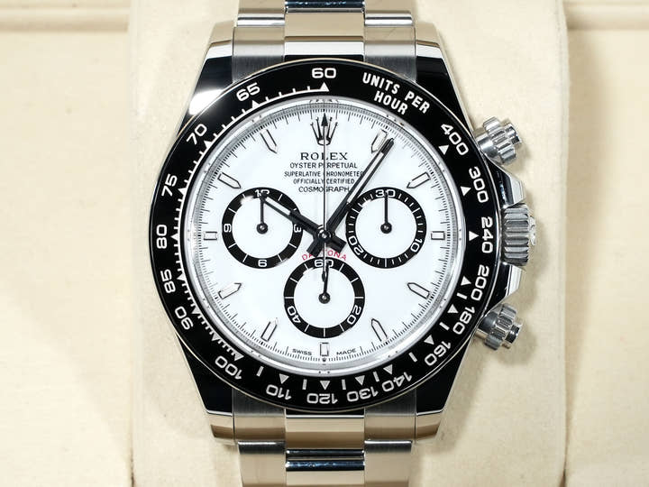 ロレックス デイトナ Ref.126500LN ステンレススチール ホワイト文字盤 美中古 2mjmaz2w