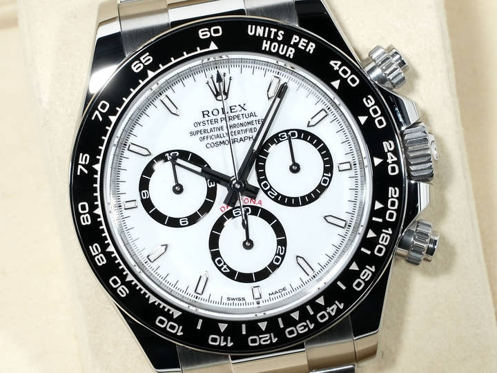 ロレックス デイトナ Ref.126500LN ステンレススチール ホワイト文字盤 美中古 2mjmaz2w