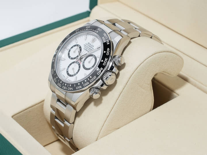 ロレックス デイトナ Ref.126500LN ステンレススチール ホワイト文字盤 美中古 2mjmaz2w