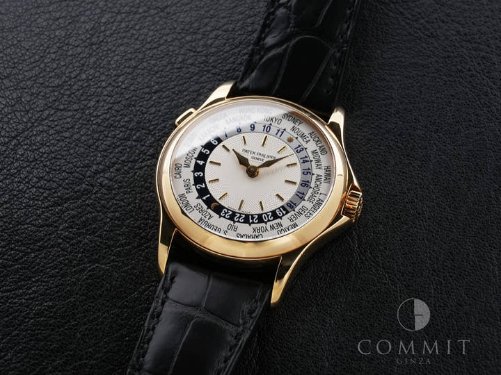 パテックフィリップ コンプリケーション ワールドタイム Ref.5110J-001 イエローゴールド シルバー文字盤 中古 3m2s9qng