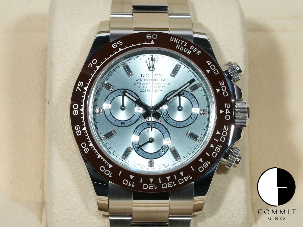 Rolex Daytona Ref. 116506A Platinum Ice Blue Dial Excellent Condition unrxbh3o
