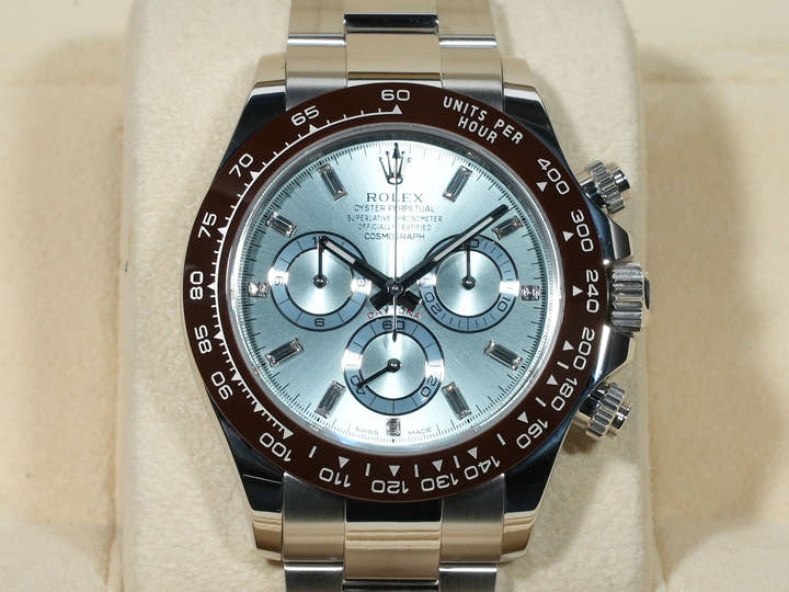 Rolex Daytona Ref. 116506A Platinum Ice Blue Dial Excellent Condition unrxbh3o