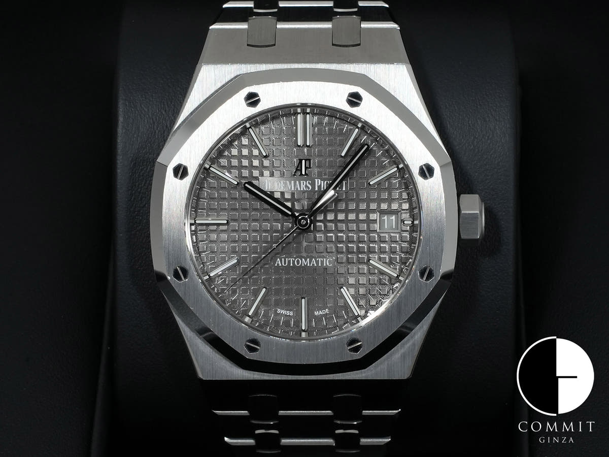 Audemars Piguet Royal Oak Ref.15450ST.OO.1256ST.02 Stainless Steel Gray Dial Pre-owned 8gfqjvse