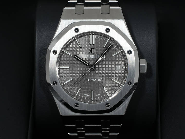 Audemars Piguet Royal Oak Ref.15450ST.OO.1256ST.02 Stainless Steel Gray Dial Pre-owned 8gfqjvse