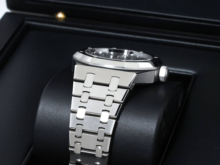 Audemars Piguet Royal Oak Ref.15450ST.OO.1256ST.02 Stainless Steel Gray Dial Pre-owned 8gfqjvse