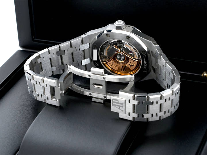Audemars Piguet Royal Oak Ref.15450ST.OO.1256ST.02 Stainless Steel Gray Dial Pre-owned 8gfqjvse