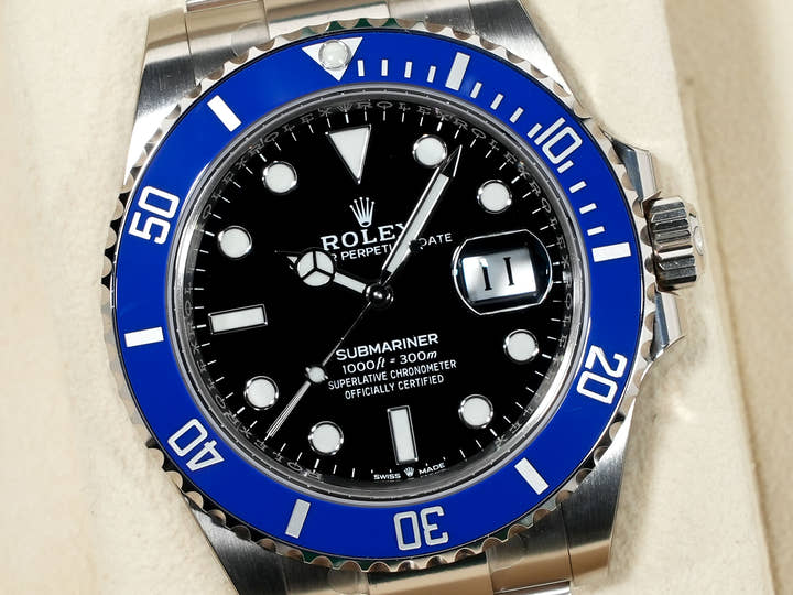 ロレックス サブマリーナー デイト Ref.126619LB ホワイトゴールド ブラック文字盤 未使用 thr32bve