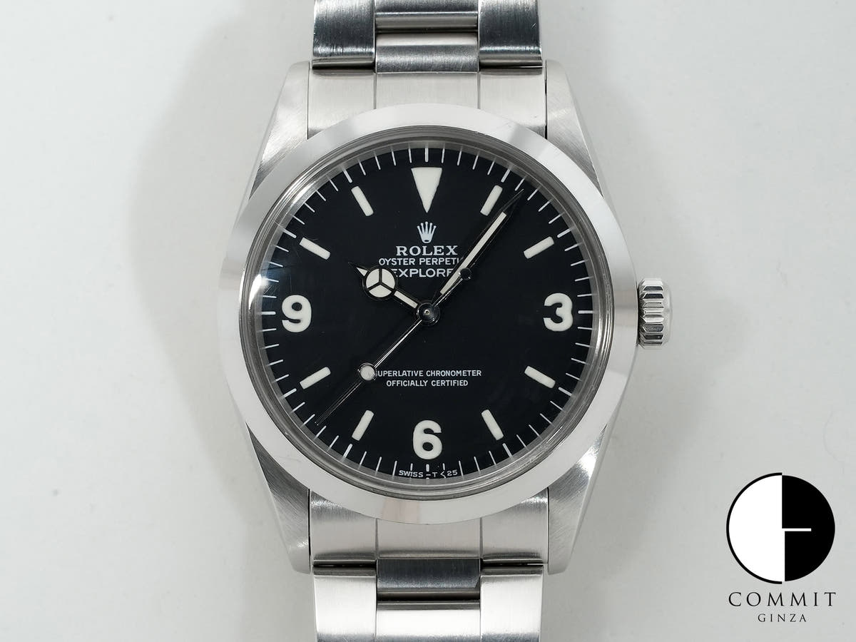Pre-owned Rolex Explorer I Ref. 1016 Stainless Steel Black Dial 9n992cqi