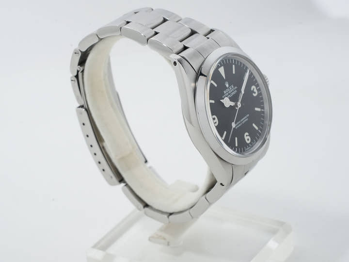 Pre-owned Rolex Explorer I Ref. 1016 Stainless Steel Black Dial 9n992cqi