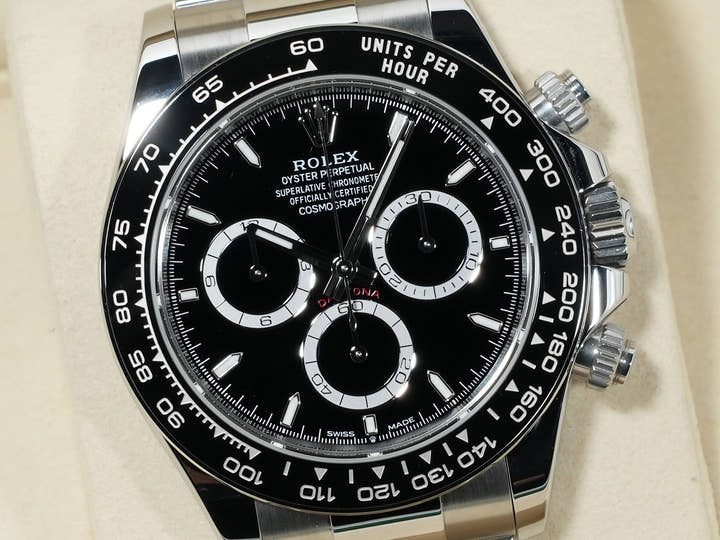 ロレックス デイトナ Ref.126500LN ステンレススチール ブラック文字盤 未使用 hvxpvrdt