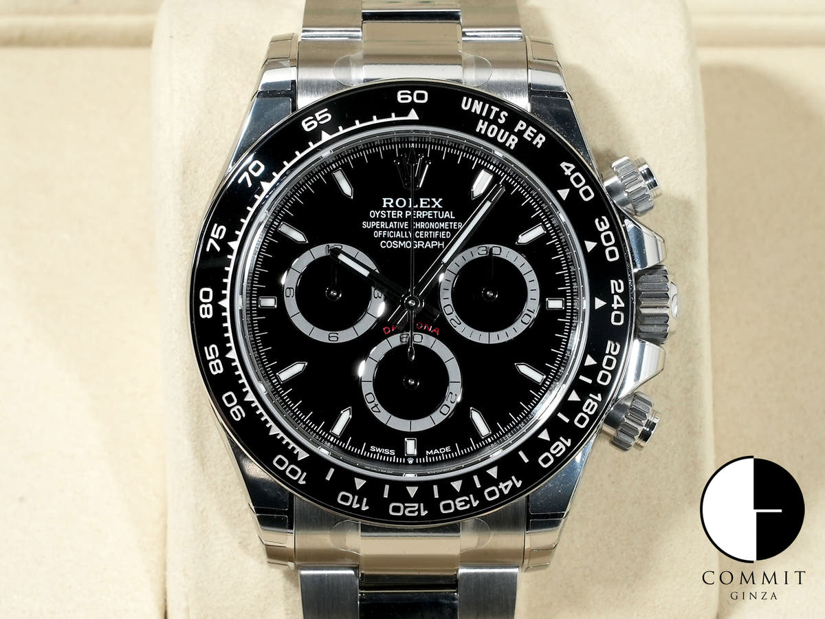 ロレックス デイトナ Ref.126500LN ステンレススチール ブラック文字盤 未使用 78xtqp88
