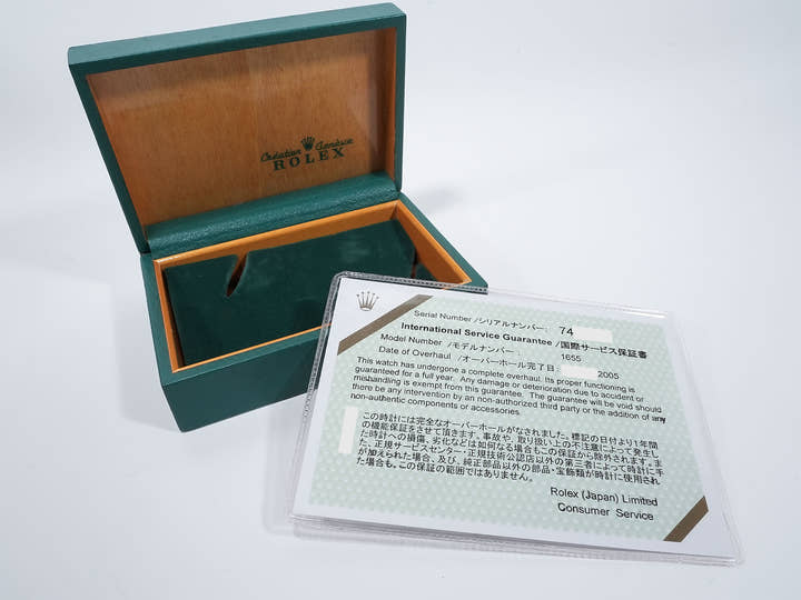 ロレックス エクスプローラーII Ref.1655 ステンレススチール ブラック文字盤 オイスターブレスレット 中古 7w3p4hun