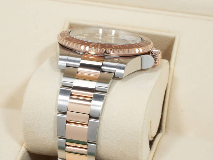 ロレックス GMTマスターII Ref.126711CHNR ステンレススチール/エバーローズゴールド ブラック文字盤 オイスターブレスレット 中古 j7knsvdx