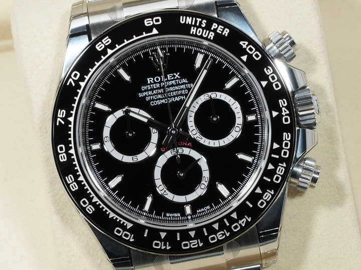 Rolex Daytona Ref. 126500LN Stainless Steel Black Dial Unused 3b2tqzkh