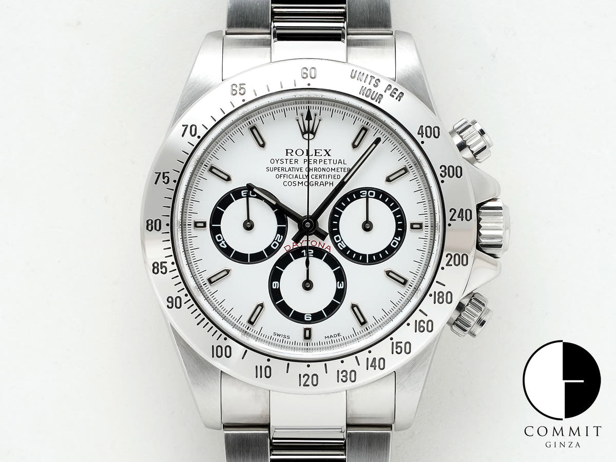 Pre-owned Rolex Daytona El Primero Ref. 16520 Stainless Steel White Dial tfnkzdz9