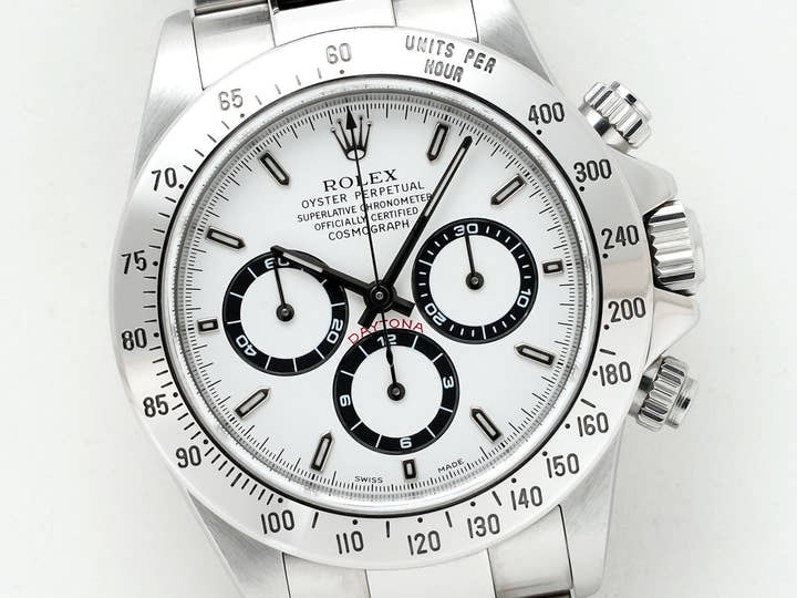 Pre-owned Rolex Daytona El Primero Ref. 16520 Stainless Steel White Dial tfnkzdz9