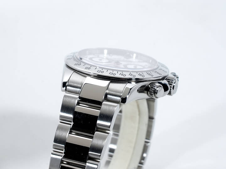 Pre-owned Rolex Daytona Ref. 116520 Stainless Steel White Dial csurmccy