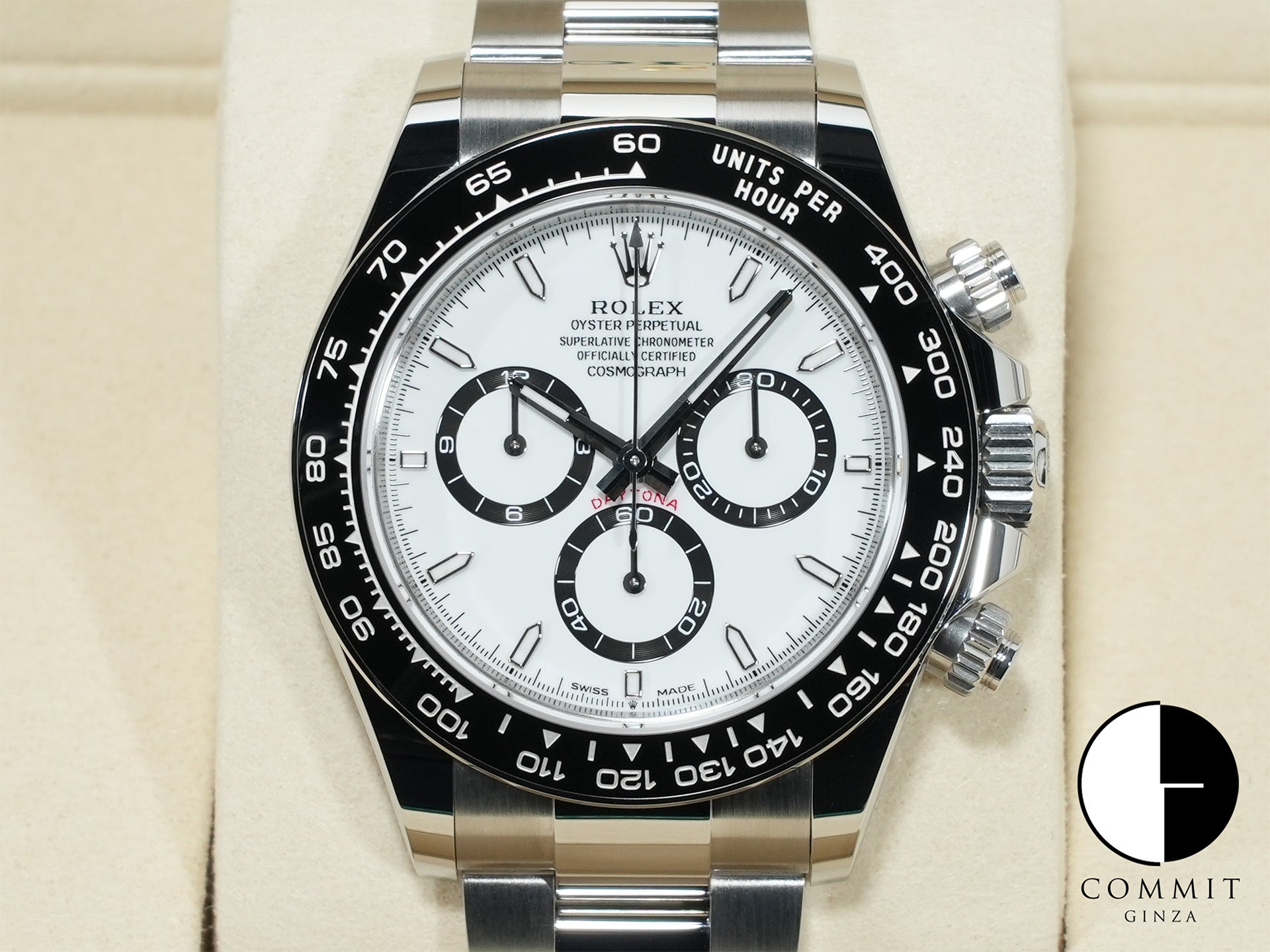 Rolex Daytona Ref. 126500LN Stainless Steel White Dial Unused 8s4ppnaa