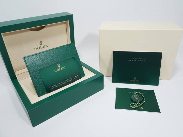 Rolex Yacht-Master II Ref. 116680 Stainless Steel White Dial Unused d8djt2g3