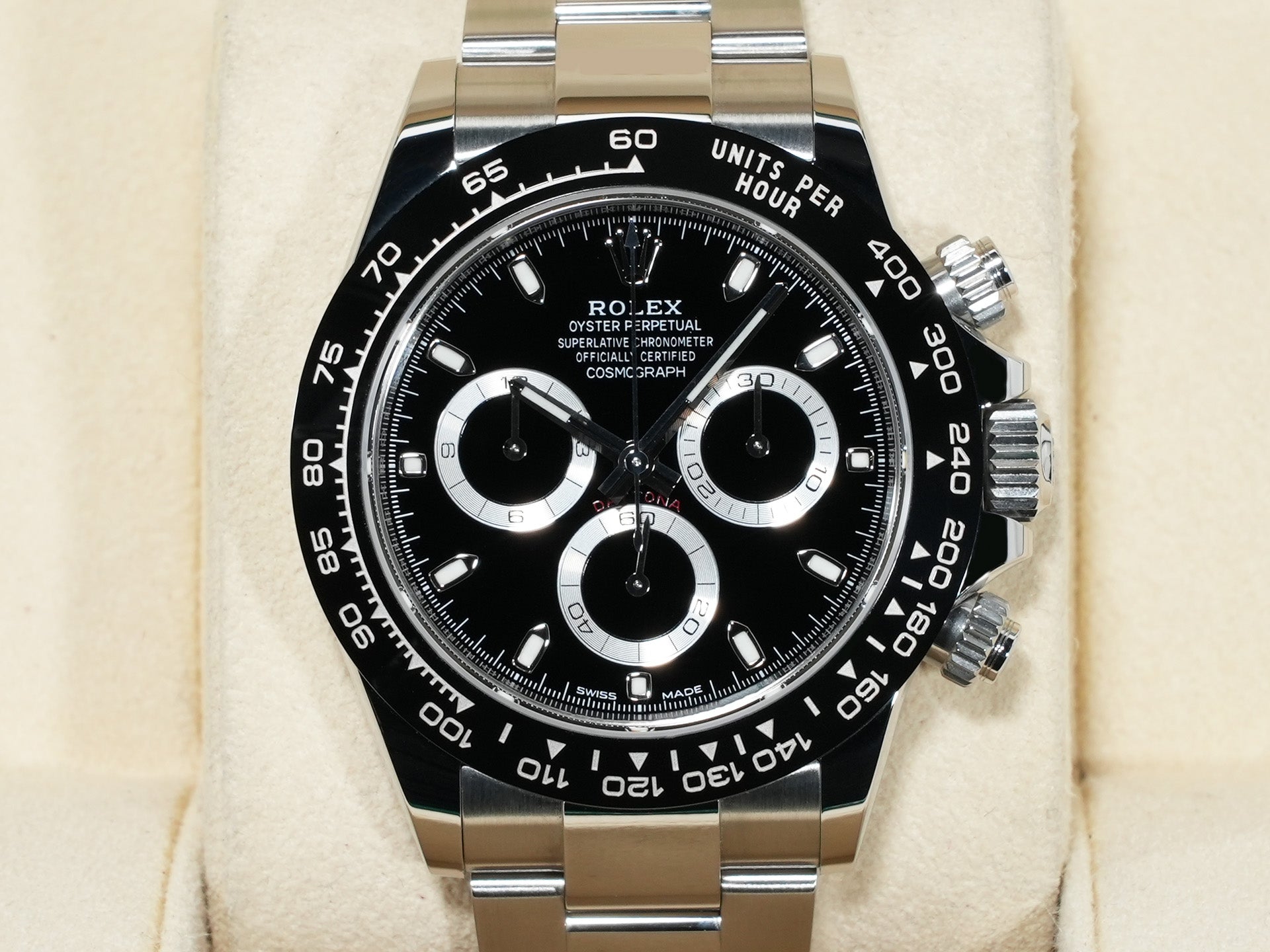 Rolex Daytona Ref. 116500LN Stainless Steel Black Dial Excellent Condition Pre-Owned qjjpigvd