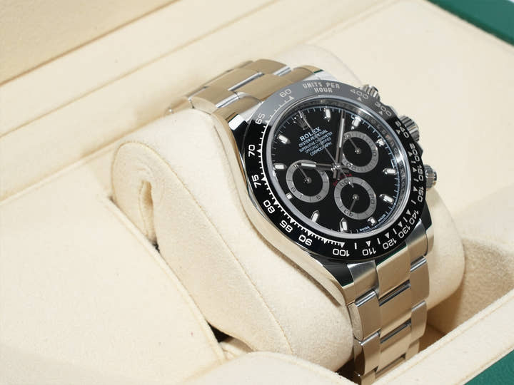 ロレックス デイトナ Ref.116500LN ステンレススチール ブラック文字盤 美中古 qjjpigvd