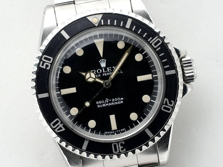 Pre-owned Rolex Submariner Ref. 5513 Stainless Steel Black Dial yai2ea3f