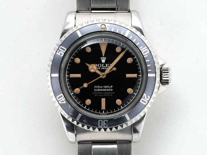 Pre-owned Rolex Submariner Ref. 5512 Stainless Steel Black Dial 4vq8e6kq