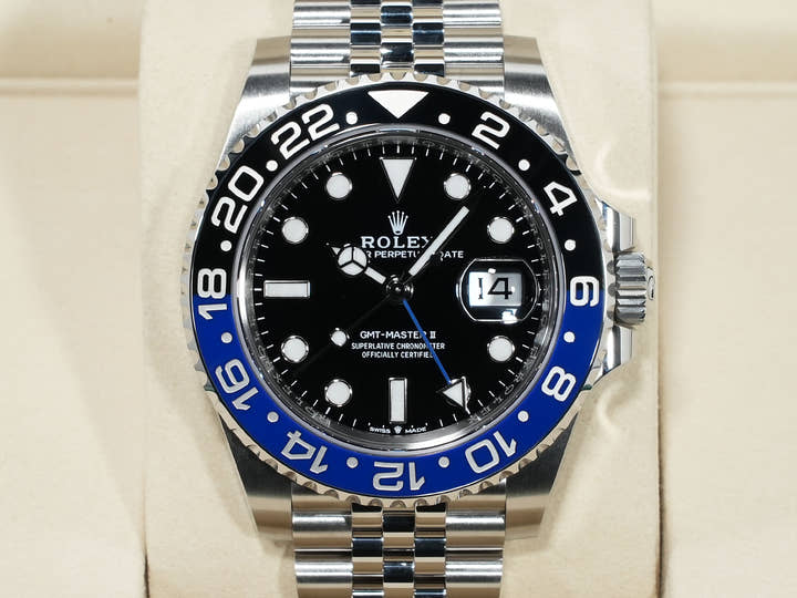ロレックス GMTマスターII Ref.126710BLNR ステンレススチール ブラック文字盤 ジュビリーブレスレット 未使用 9a9fv2c8