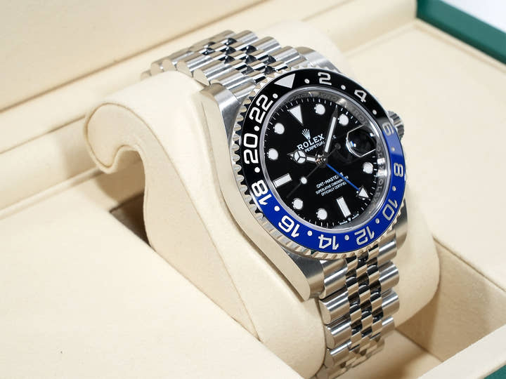 ロレックス GMTマスターII Ref.126710BLNR ステンレススチール ブラック文字盤 ジュビリーブレスレット 未使用 9a9fv2c8