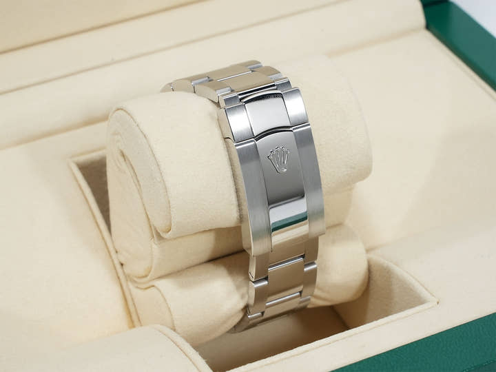 ロレックス デイトジャスト36 Ref.126234 ステンレススチール/ホワイトゴールド スレートローマン文字盤 オイスターブレスレット 美中古 pjhcwhj8