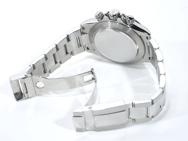 Pre-owned Rolex Daytona Ref. 116520 Stainless Steel White Dial bu9x9x7z