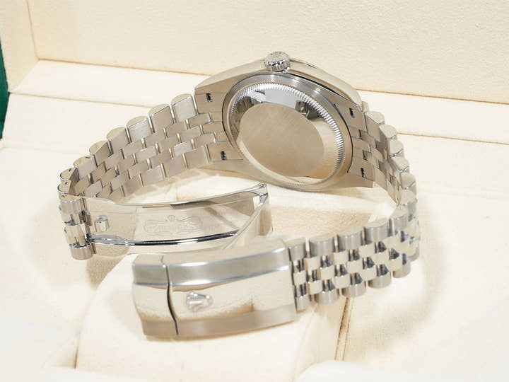 ロレックス デイトジャスト36 Ref.126234 ステンレススチール/ホワイトゴールド ブライトブルー文字盤 ジュビリーブレスレット 美中古 upmnrvyb