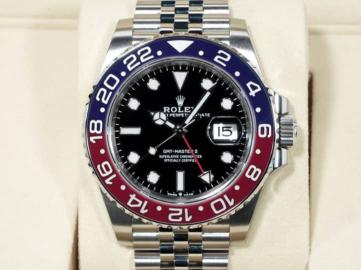 ロレックス GMTマスターII Ref.126710BLRO ステンレススチール ブラック文字盤 ジュビリーブレスレット 未使用 44teoaat
