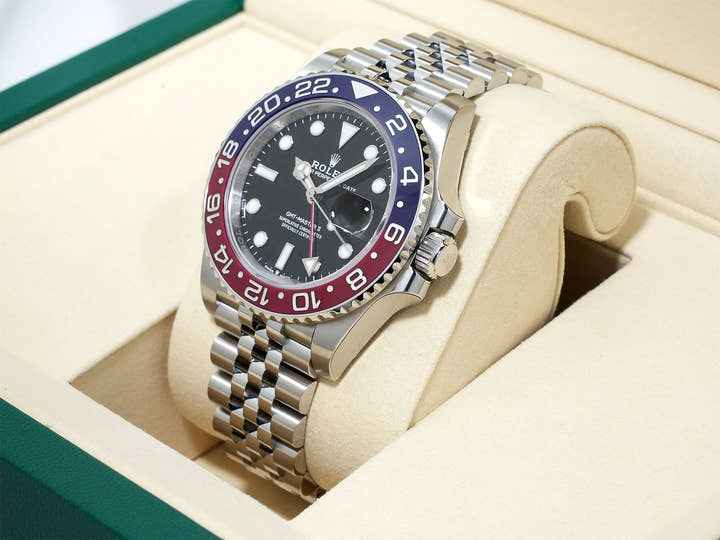 ロレックス GMTマスターII Ref.126710BLRO ステンレススチール ブラック文字盤 ジュビリーブレスレット 未使用 44teoaat