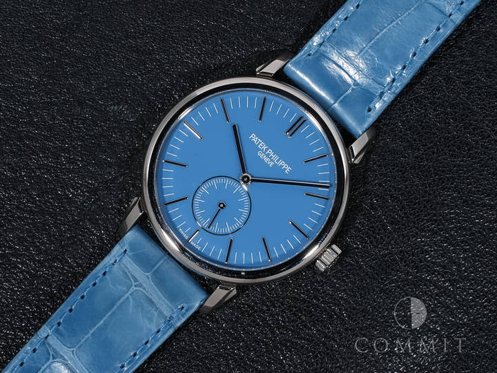 パテックフィリップ カラトラバ グランド エキシビジョン 東京2023 Ref.6127G-010 ホワイトゴールド ラックライトブルー文字盤 中古 cdbjuuxw