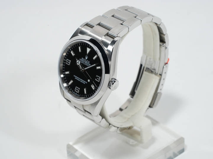 ロレックス エクスプローラーI Ref.114270 ステンレススチール ブラック文字盤 オイスターブレスレット 極美品 vstxce97