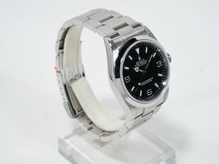 ロレックス エクスプローラーI Ref.114270 ステンレススチール ブラック文字盤 オイスターブレスレット 極美品 vstxce97