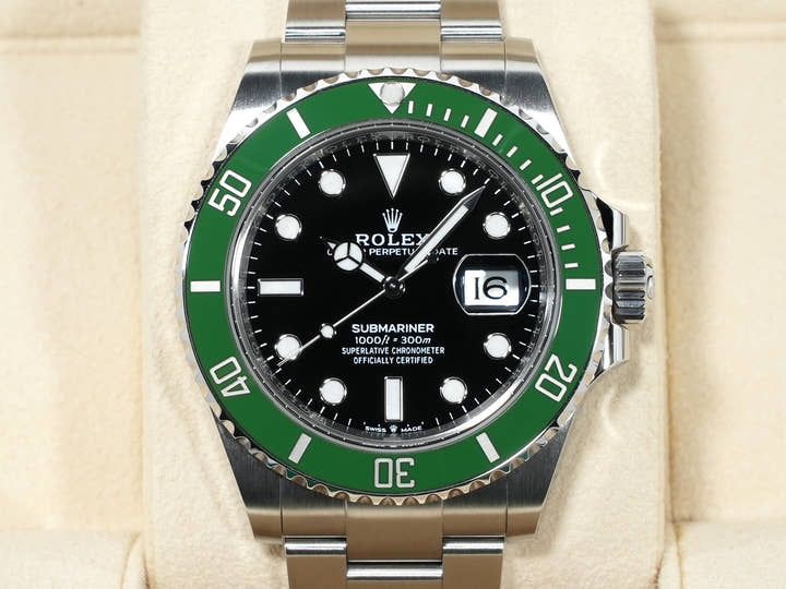 Pre-owned Rolex Submariner Date Ref. 126610LV Stainless Steel Black Dial ivxdtrt6