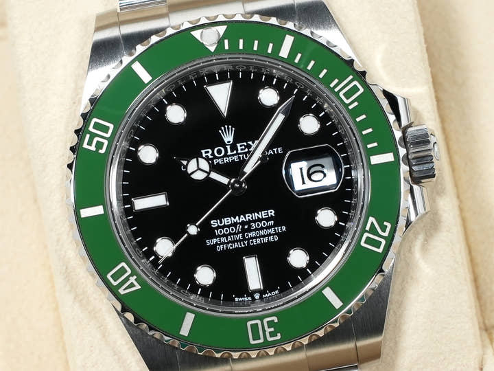 Pre-owned Rolex Submariner Date Ref. 126610LV Stainless Steel Black Dial ivxdtrt6