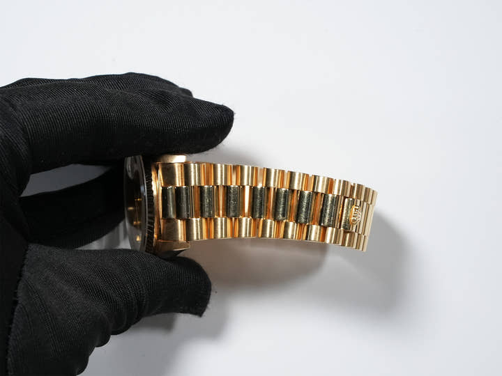 ロレックス デイデイト36 Ref.18238A イエローゴールド シャンパンx10Pダイヤ文字盤 中古 oerwjhrn