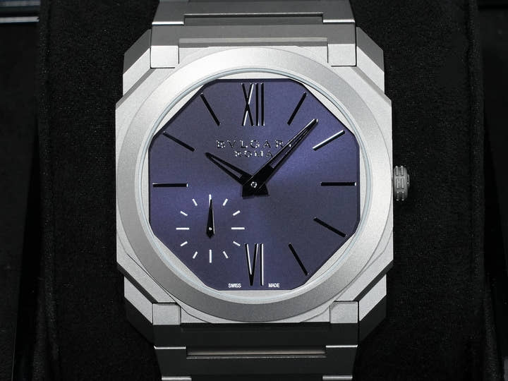 ブルガリ オクト フィニッシモ Ref.103766 チタン ブルー文字盤 美品 8nffjbh9